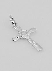 Pingente Cruz de São Bento em Prata - 22mm