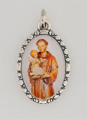 Medalha Borda Torcida 25mm - Santo António