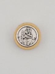 Placa magnética para carro São Cristóvão - 22mm