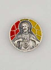 Placa Carro Magnética - Cristo Misericordioso