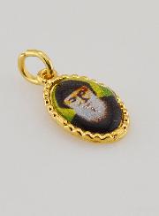 Medalha Borda Torcida 15mm - São Charbel