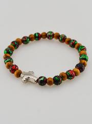 Pulseira Infantil Com Cruz - Preta
