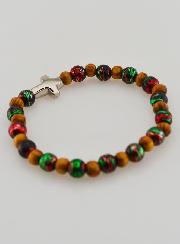 Pulseira Infantil Com Cruz - Preta