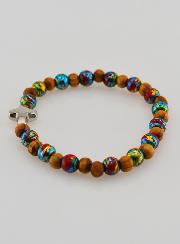 Pulseira Infantil Com Cruz - Vermelha