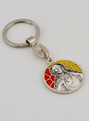 Porta-chaves Esmalte Sagrado Coração de Jesus