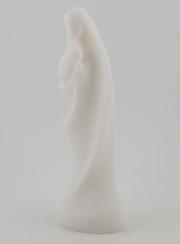 Estátua Virgem com o Menino em Alabastro - 12cm