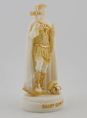 Estátua Santo Expedito em Alabastro Pintado - 12cm