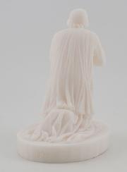 Estatua del Santo Cura de Ars en Alabastro - 12 cm