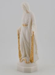 Estátua Virgem Milagrosa com Raios Dourados - 17cm