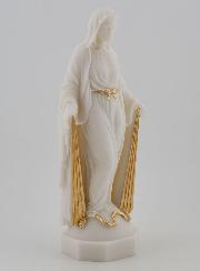 Estátua Virgem Milagrosa com Raios Dourados - 17cm