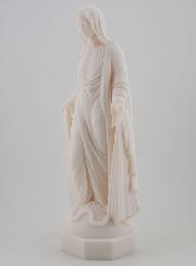 Estátua Virgem Milagrosa com Raios em Alabastro - 23 cm