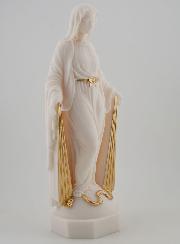 Estatua de la Virgen Milagrosa con rayos dorados - 23 cm