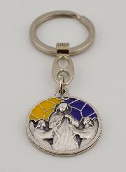 Porta-chaves Esmalte Maria Desatadora dos Nós