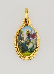 Medalha Borda Torcida 15mm - São Jorge