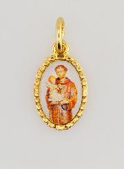 Medalha Borda Torcida 15mm - Santo António