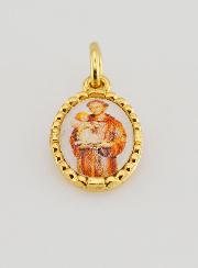Medalha Borda Torcida 15mm - Santo António
