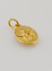 Medalha Borda Torcida 15mm - Santa Joana d'Arc