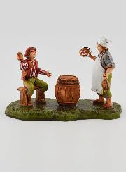 Figura de 'Posadero y cliente' - 6cm