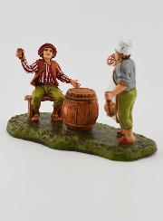 Figura de 'Posadero y cliente' - 6cm