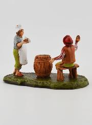 Figura de 'Posadero y cliente' - 6cm
