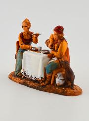 Figuras de pareja sentadas en la mesa - 6 cm