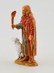 Figura de belén 'Vigilante con su perro' - 6 cm