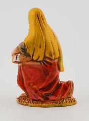 Figura de lavandera con cesta de ropa - 6 cm
