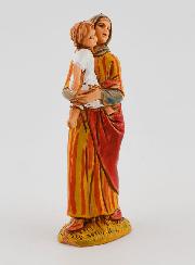 Figura de mujer con su hijo - 6 cm