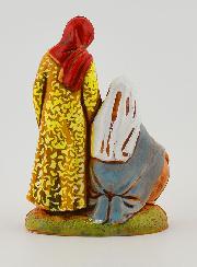 Figura de belén 'Mujer con ánfora y ropa' - 6 cm