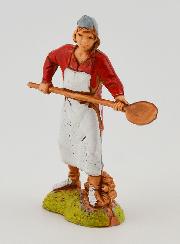 Figura de panadero con pala — 6 cm