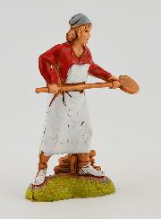 Figura de panadero con pala — 6 cm