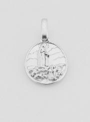 Medalla de Nuestra Señora de Fátima en plata - 16 mm