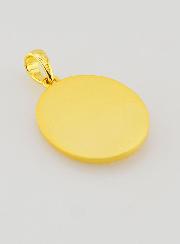 Medalla de la Virgen María con borde brillante - 18 mm