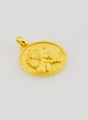 Medalha de Batismo Anjo da Guarda - 12mm