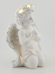 Ángel luminoso en oración - 16 cm