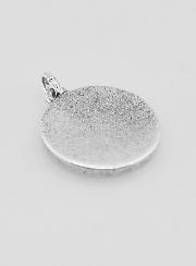 Medalla del Espíritu Santo en plata 925 chapada - 18 mm
