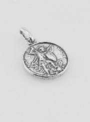 Medalha São Miguel Arcanjo em Prata 925 Banhada - 12mm