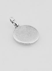 Medalla de Santa Rita de Cascia en plata 925 chapada - 12 mm
