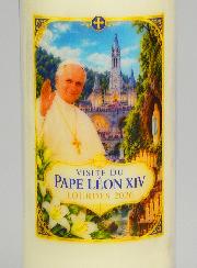 Vela de Novena Papa Leão XIV em Lourdes