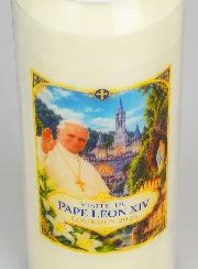 Vela de Novena Papa Leão XIV em Lourdes