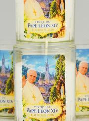 4 Velas Votivas Papa Leão XIV em Lourdes
