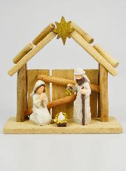 Presépio de Natal Natividade Esculpida - 20cm
