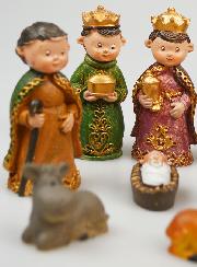 Presépio de Natal 8 Figuras Provençais - 8cm