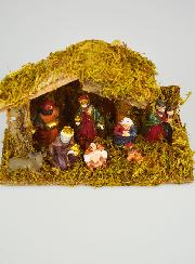 Presépio de Natal Luminoso 7 Figuras Provençais - 20cm