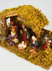 Presépio de Natal Luminoso 7 Figuras Provençais - 20cm