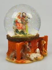 Presépio de Natal Bola de Vidro 10cm - Natividade