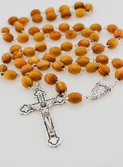 Rosario de Madera de Olivo