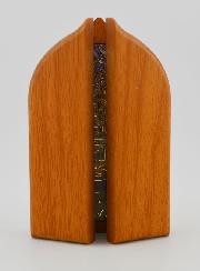 Icono Tríptico de Lourdes de Madera