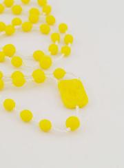 Rosario Plástico Amarillo