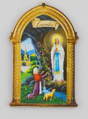 Dezena em Madeira e Ícone Lembrança de Lourdes